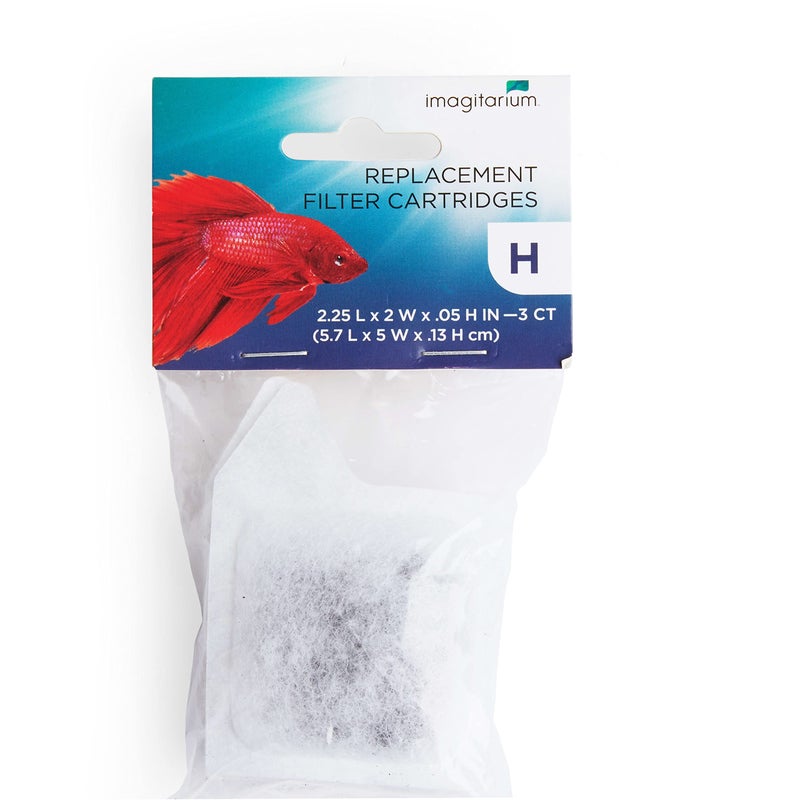 imagitarium Petco Brand Replacement H Mini Filter Cartridges, Pack of 3, 3 GM - Image 1